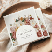 Serviette En Papier Rustique Boho Autumn Baby shower Papier Napkin