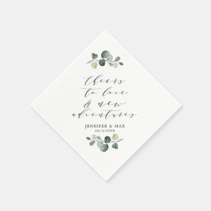 Serviette En Papier Rustique Chic Eucalyptus Nouveau papier Aventures