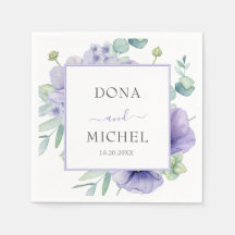 Rustique Violet été Wild Floral Mariage