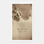 Serviette En Papier Rustique Western Brown Horse Mariage (Devant)