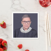 Serviette En Papier Ruth Bader Ginsburg (En situation)