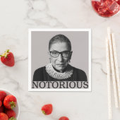 Serviette En Papier Ruth Bader Ginsburg (En situation)