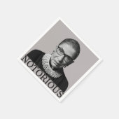 Serviette En Papier Ruth Bader Ginsburg (Coin)