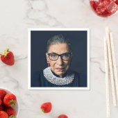 Serviette En Papier Ruth Bader Ginsburg (En situation)