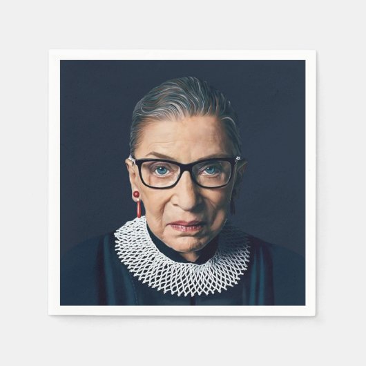 Serviette En Papier Ruth Bader Ginsburg (Devant)
