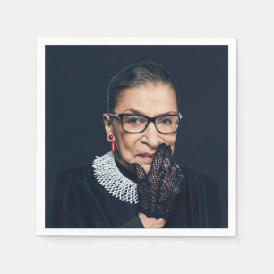 Serviette En Papier Ruth Bader Ginsburg avec Gant