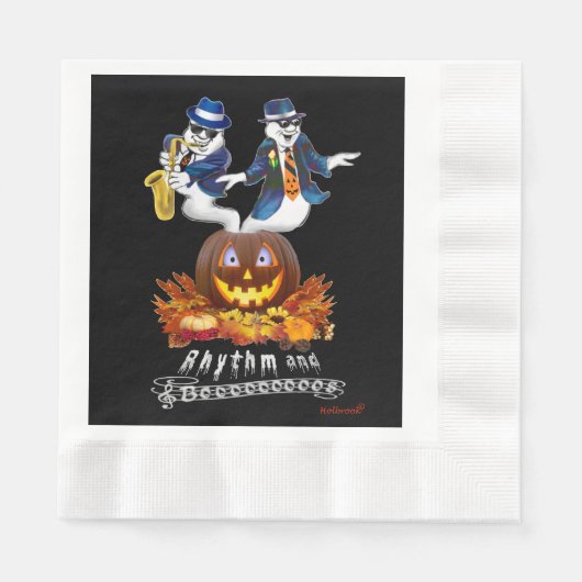 SERVIETTE EN PAPIER RYTHME ET BOOOS (Devant)