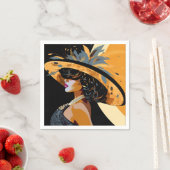 SERVIETTE EN PAPIER SA COURONNE N° 1 (En situation)