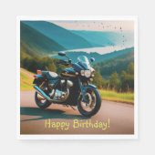 Serviette En Papier Sa moto (Devant)