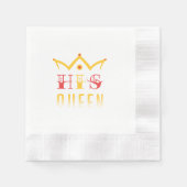 Serviette En Papier Sa Reine (Devant)