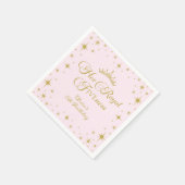 Serviette En Papier Sa Royal Fiveness Gold Princess 5e anniversaire (Coin)