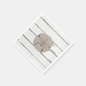 Serviette En Papier Sable Dollar Peinture Beach Shiplap (Coin)