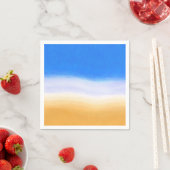 Serviette En Papier Sable et Surf (En situation)