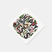 Serviette En Papier sac de faveur HBD Jesus (Coin)