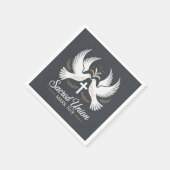 Serviette En Papier Sacred Union Christian Wedding (Coin)