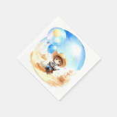 Serviette En Papier Saddup : Baby shower Western Cowboy (Coin)
