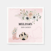 Serviette En Papier Saddup Moderne Western Cowgirl Custom (Devant)