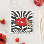 Serviette En Papier Safari (En situation)