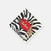 Serviette En Papier Safari (Coin)