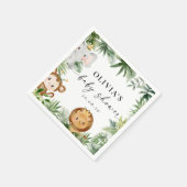 Serviette En Papier Safari Animaux Party Napkins (Coin)
