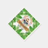 Serviette En Papier Safari Animaux Wild One Birthday PHOTO (Coin)