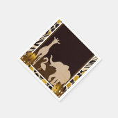Serviette En Papier Safari Animaux Zoo fête d'anniversaire (Coin)
