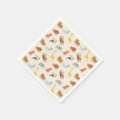 Serviette En Papier Safari Jungle Animals (Coin)
