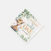 Serviette En Papier Safari Jungle Animaux Anniversaire (Coin)