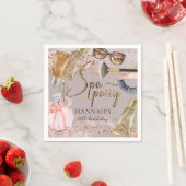Serviette En Papier Safari Parties scintillant Spa Anniversaire (En situation)