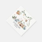 Serviette En Papier Safari Party Animaux Anniversaire (Coin)