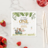 Serviette En Papier Safari Un Baby shower Un Peu Sauvage (En situation)