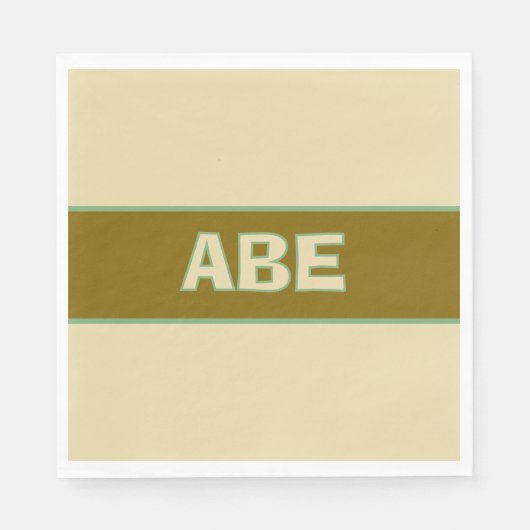 Serviette En Papier Safari upsherin anniversaire serviette (Devant)