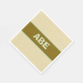 Serviette En Papier Safari upsherin anniversaire serviette (Coin)