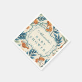 Serviette En Papier Sage Berry Botanical Baby Shower (Coin)