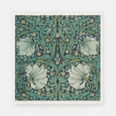 Serviette En Papier Sage Floral William Morris (Devant)
