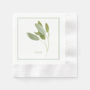 Serviette En Papier SAGE FRAIS Cocktail en conserve Papier à Cocktail 