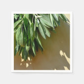 Serviette En Papier Sage frais coupé (Devant)