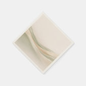 Serviette En Papier Sage Green and Ivory (Coin)