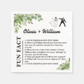 Serviette En Papier Sage Green Feuille Verdure Fun Fun Mariage (Devant)