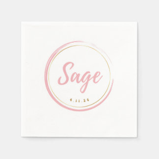 Serviette En Papier Sage Napkins 1