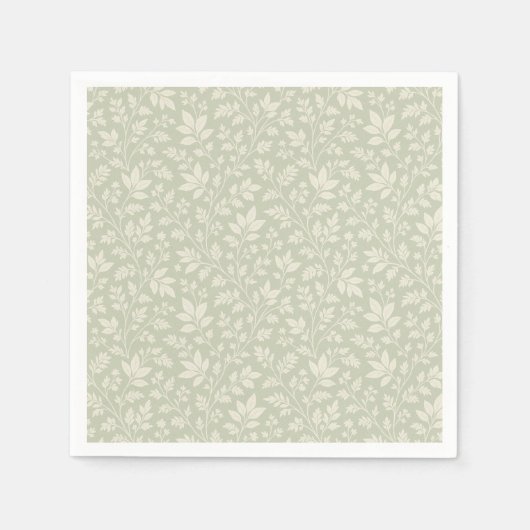 Serviette En Papier Sage Paper Napkins (Devant)