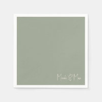 Sage Simple Script Names Mariage Cocktail