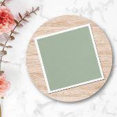 Serviette En Papier Sage souple