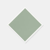 Serviette En Papier Sage souple (Coin)