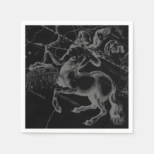 Serviette En Papier Sagittarius Constellation Classy Hevelius (Devant)