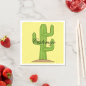 Serviette En Papier Saguaro Cactus Thunder_Cove (En situation)