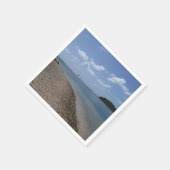 Serviette En Papier Sailboat à la distance de St Thomas (Coin)