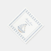 Serviette En Papier Sailboat Cocktail Napkin (Coin)