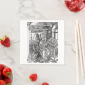 Serviette En Papier Saint Ambrose de Milan (En situation)