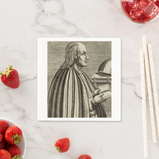 Serviette En Papier Saint Anselme de Canterbury Docteur de l'Église (En situation)